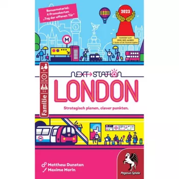 PEGASUS Next Station London – Flip-and-Write-bordspel, 1–4 spelers, vanaf 8 jaar