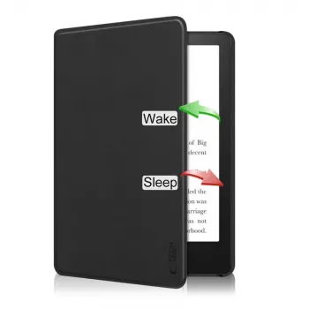 Tech-Protect SmartCase folio-hoes voor Kindle Paperwhite 11e generatie / Signature Edition - zwart