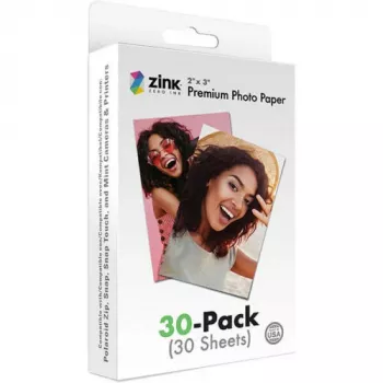 ZINK Premium fotopapier 2x3 30 vel - glanzend met kleeflaag voor Zero-Ink-printers