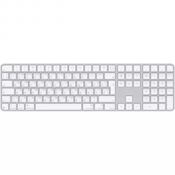 Apple Magic Keyboard met Touch ID en numeriek toetsenblok, Russische indeling, witte toetsen (MXK73RS/A)