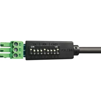 PureLink PureTools RS-232 seriële besturingskabel, Phoenix 3-polig naar DB9-stekker, 1m, omschakelbare pinbezetting, zwart
