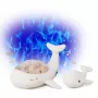 Cloud B Tranquil Whale slaaphulpset met projector en rammelaar - wit