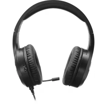 SPEEDLINK SL-450305-BK bedrade on-ear gaming-headset met ruisonderdrukkende microfoon, USB-A, 30mm-drivers, 1,8m kabel, zwart