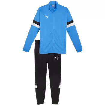 PUMA heren Team Rise trainingspak in blauw en zwart (maat M)
