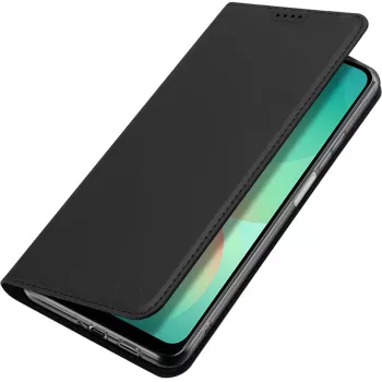 Nevox Vario Series boekhoes voor Samsung Galaxy A27 5G – zwarte PU-lederen portemonneehoes met kaartvakken, bankbiljetvak en standfunctie