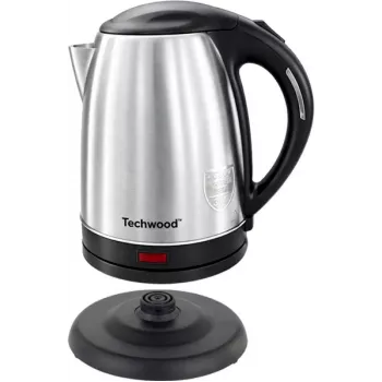 Techwood TBI-018 roestvrijstalen waterkoker 1,8 L, zilver (TBI-018)