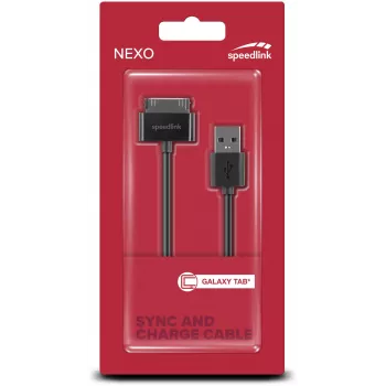 Speedlink Nexo sync- en oplaadkabel voor Samsung Galaxy Tab (SL-7503-BK)