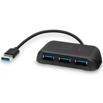 Speedlink Snappy Evo USB 3.0-hub met 4 poorten (SL-140106-BK)