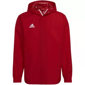 adidas heren Entrada 22 allweatherjack rood IK4009