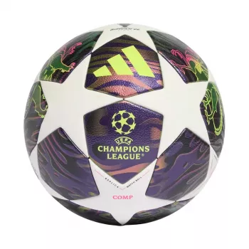 adidas UCL 25/26 Final Competition voetbal maat 5 wit paars