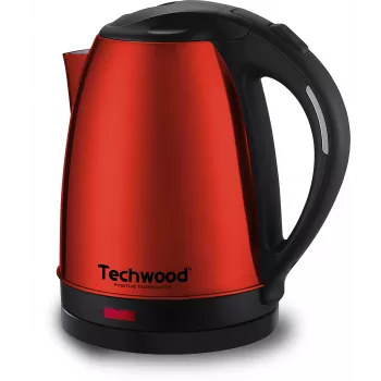 Techwood TBI-1855 draadloze roestvrijstalen waterkoker, 1,8 L (TBI-1855)