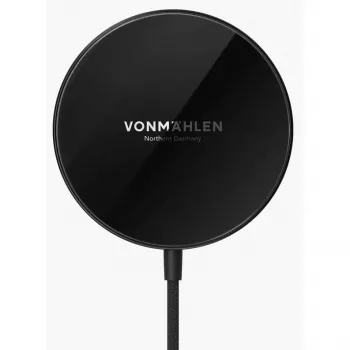 Vonmählen Aura Mini magnetische draadloze oplader met USB-C-kabel, 15W, zwart