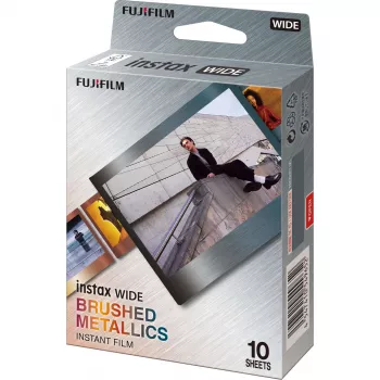 Fujifilm Instax Wide instantfilm 10 opnamen, Brushed Metal