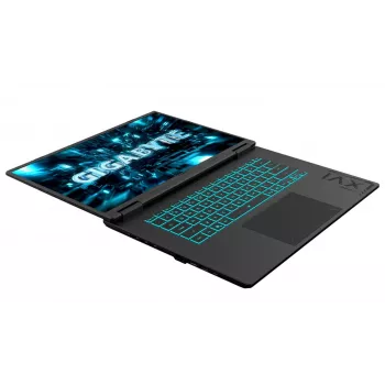 GIGABYTE GAMING A16 PRO DXHG4EECC4SD gaming-laptop, 16 inch QHD+ 165Hz, Intel Core 7 240H, 32GB LPDDR5X, 1TB SSD, RTX 5070 Ti 12GB, zonder OS, grijs