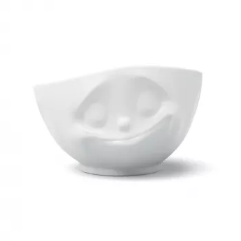 FIFTYEIGHT PRODUCTS Happy Face schaal 1000 ml wit porselein
