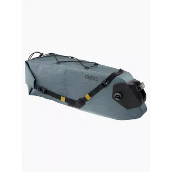 EVOC Seat Pack Boa WP 16 Steel - waterdichte bikepacking-zadeltas, 16L