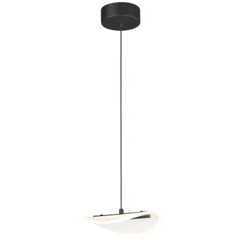 Milali hanglamp 19 cm zwart E27 metaal