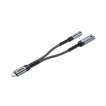 UNITEK USB-C naar 3,5 mm audio-adapter met PD
