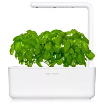 Click & Grow The Smart Garden 3 indoor kruidentuin met LED-groeilicht, wit