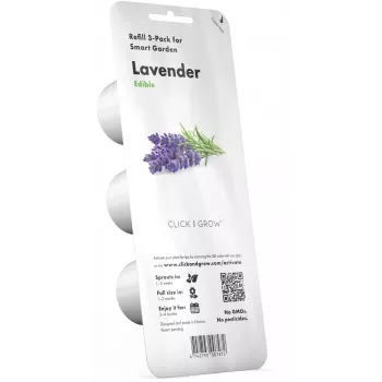 Click & Grow Smart Garden navulverpakking lavendel, 3 plantcapsules (SGR30X3)
