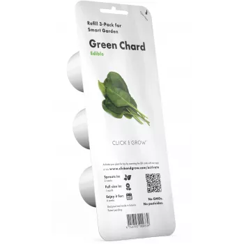 Click & Grow Smart Garden navulverpakking groene snijbiet, 3 plantcapsules (SGR64X3)