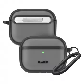 LAUT Huex Protect hoesje voor AirPods Pro (3e generatie), zwart