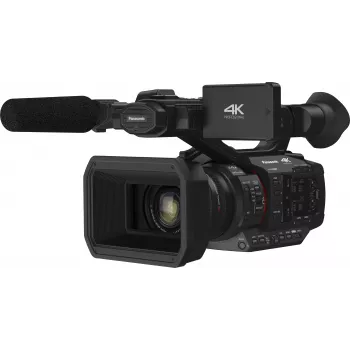 Panasonic HC-X2E 4K Ultra HD professionele camcorder met 20x Leica Dicomar objectief, 5-assige hybride O.I.S.+, dubbele XLR-ingangen, 3G-SDI, Wi-Fi, dubbele SD-kaartsleuven