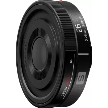 Panasonic Lumix S 26mm f/8 pancake-objectief (MF) (S-R26E)