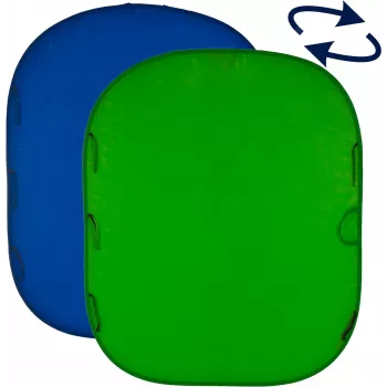Manfrotto chromakey-achtergrond 1,8 x 2,1 m, blauw/groen (LL LC5987)