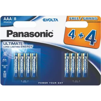 Panasonic Evolta batterij LR03EGE/8B (4+4 st.) (LR03EGE/8BW 4+4F)