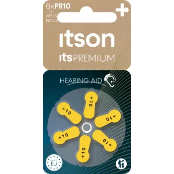 itson itsPREMIUM zink-luchtbatterij voor hoortoestellen PR10IT/6RM (PR230(10)IT/6RM)