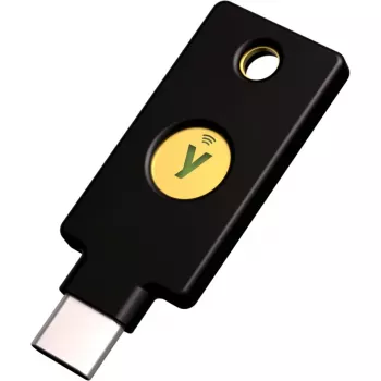 YubiKey 5C NFC beveiligingssleutel - zwart/goud