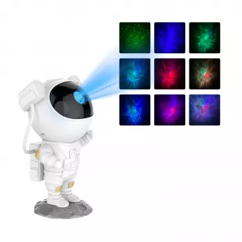DENVER FL-34 Nebula-projector met 8 kleurmodi en groene lasersterren