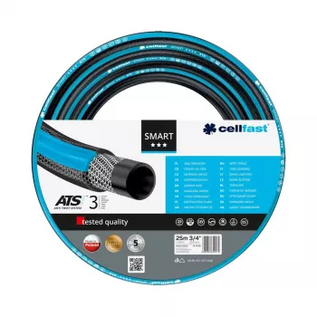 CELLFAST SMART ATS tuinslang 3/4 inch 25m - 6-laags, kinkvrij, UV- en algresistent, levensmiddelenecht