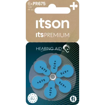 itson itsPREMIUM zink-lucht-gehoorapparaatbatterij PR675IT/6RM (PR675(44)IT/6RM)