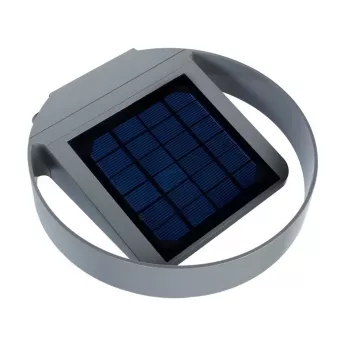 GreenBlue GB130 LED 3W solar ronde wandlamp - zwart, IP65, PIR-bewegingssensor, 300lm