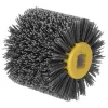 DEDRA DED79334G nylon schuurborstel voor satineer- en polijstmachines, 120 x 100 mm, korrel 400
