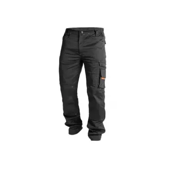 ActiFlex werkbroek 48 zwart slim fit met CORDURA-versterkte KneeGuard Pro