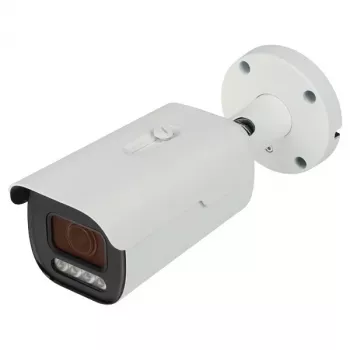 8MP 4K UHD Full-Color Gemotoriseerde Varifocal Bullet IP-camera met KI-analyse, PoE, IP67, 2.7-13.5mm objectief