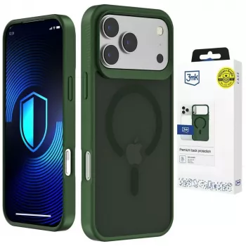 3MK Smoke MagCase voor Apple iPhone 17 Pro - groen