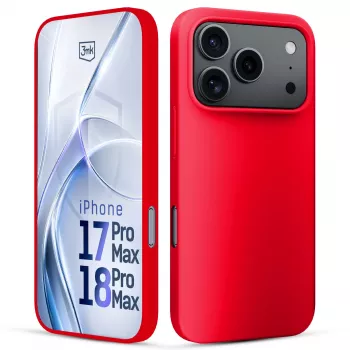 3mk Hardy Mellow hoes voor Apple iPhone 17 Pro Max / 18 Pro Max rood