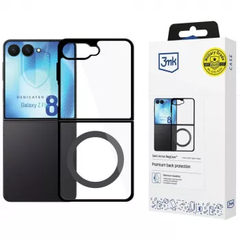 3MK Satin Armor MagCase voor Samsung Galaxy Z Flip5 - zwart