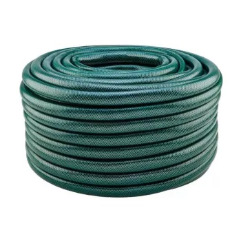 Verto Economic 50 m tuinslang, 3/4 inch, 3-laags PVC, UV- en algresistent, groen