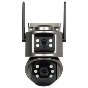 INNE ICSEE-W62SD-2 buiten-PTZ-IP-camera met twee 3MP-objectieven, full-color nachtzicht, Wi-Fi, tweeweg-audio, IP66