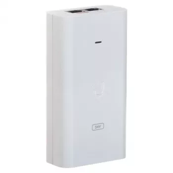 Ubiquiti UQ-POE-54-80W-G 80W passieve PoE-adapter, 54V DC, Gigabit Ethernet