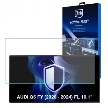 3MK PROTECTION TechWrap Matter displaybeschermfolie voor Audi Q5 FY (2020-2024) 10,1 inch centraal display