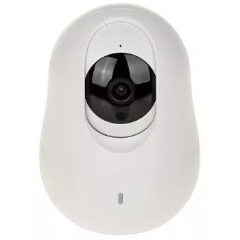 GENWAY indoor roterende IP-camera APTI-W34A-TUYA 1080p pan/tilt Wi-Fi camera met tweeweg-audio, bewegingsdetectie, nachtzicht, Tuya Smart app