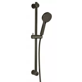 FERRO Rillo 3-stralen handdouche-set Gun Metal N365GM