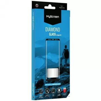 MyScreen Diamond Glass edge3D gehard glas voor Realme 14 Pro, zwart