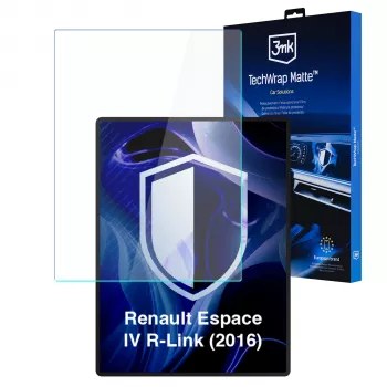 3MK PROTECTION Renault Espace IV R-Link (2016) - 3mk TechWrap Matter beschermfolie voor het centraal display